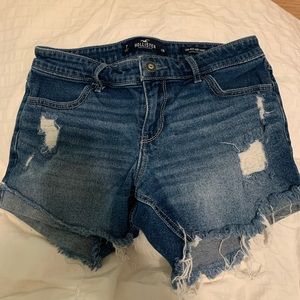 Distressed Hollister cutoff shorts